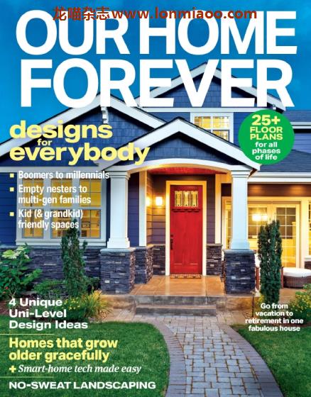 [美国版]Log Home Living 原木家居生活室内设计杂志 特刊 Our Home Forever 2021